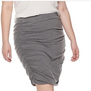 Juniors' Plus Size SO® Ruched Side Mini Skirt 3XL